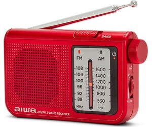 Radio portatil aiwa rs - 55 rojo