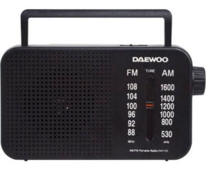 Radio Porttil Daewoo DW1123/ Negra