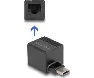 Delock Adaptador USB Type-CT a Gigabit LAN mini
