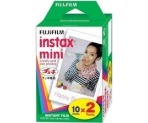 Pack 2 cartuchos - carga fujifilm 10 fotos instax  mini