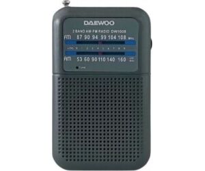 Radio Porttil Daewoo DW1008/ Gris