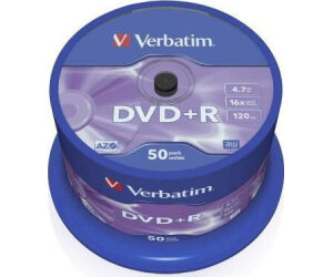 DVD+R Verbatim Advanced AZO 16X/ Tarrina-50uds