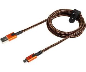Cable Usb-a A Microusb 1.5m Negro/naranja Xtorm