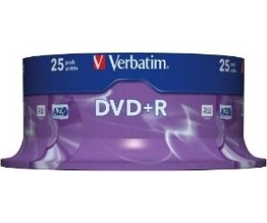 Dvd+r Verbatim 4.7gb 16x Adv Azo Pack 25u