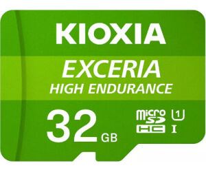 Micro Sd Kioxia 32gb Exceria High Endurance Uhs-i C10 R98 Con Adaptador