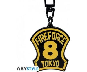 Llavero abystyle fire force emblema division 8