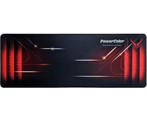 Alfombrilla powercolor red devil gaming 800mm x 300mm -  polyester -  base antideslizante