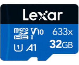 Lexar 32gb High-performance 633x Microsdhc Uhs-i, Up To 100mb/s Read 20mb/s Write C10 A1 V10 U1