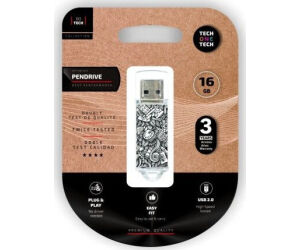 Pendrive 16GB Tech One Tech Art-Deco USB 2.0