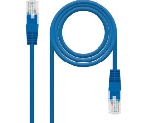 Cable red equip latiguillo rj45 u -  utp cat6 0.5m azul