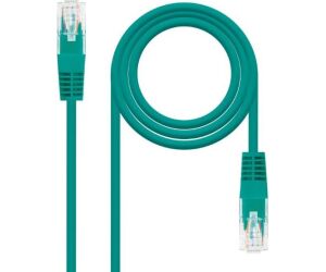 Cable De Red Latiguillo Rj45 Utp Cat6 Awg24 0.25 M Verde Nanocable
